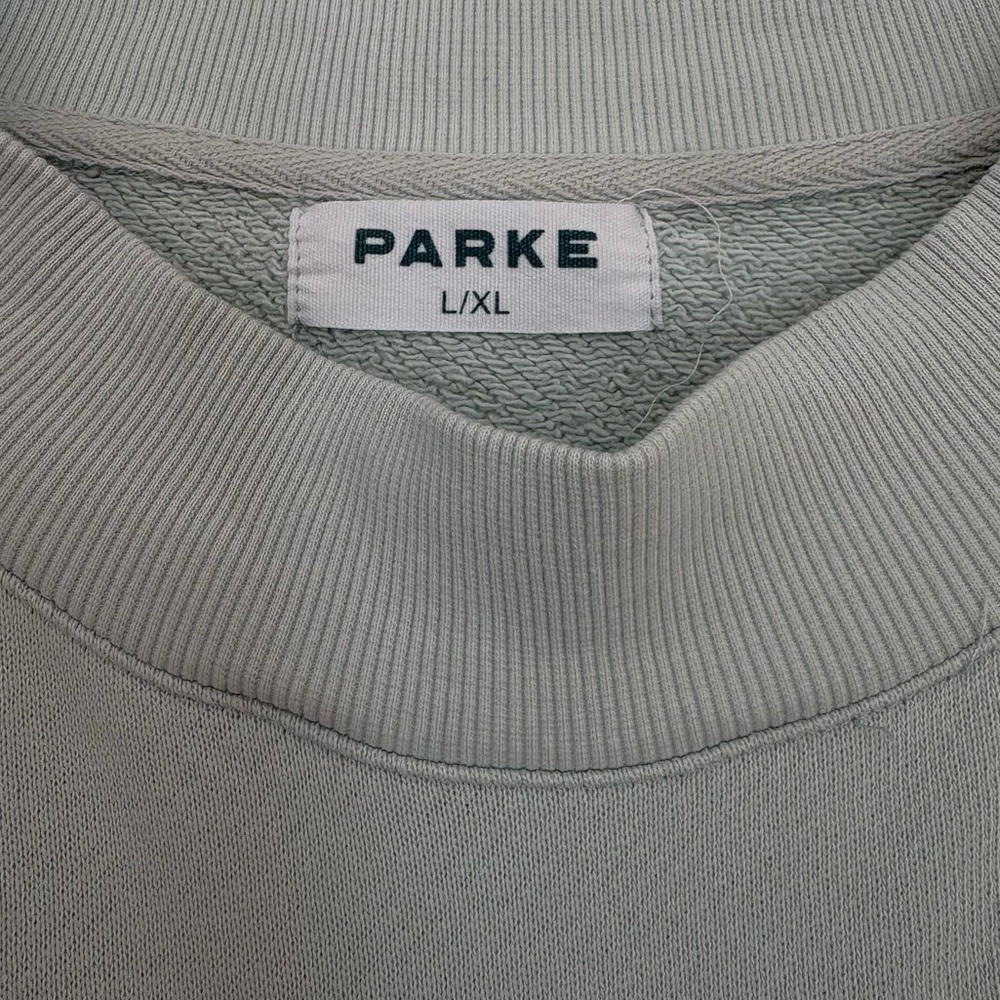 PARKE light blue mock neck crewneck - Picture 4 of 6